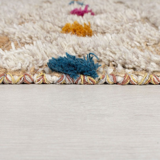 Tapis de salon en jute KAIMA - Novatrend 