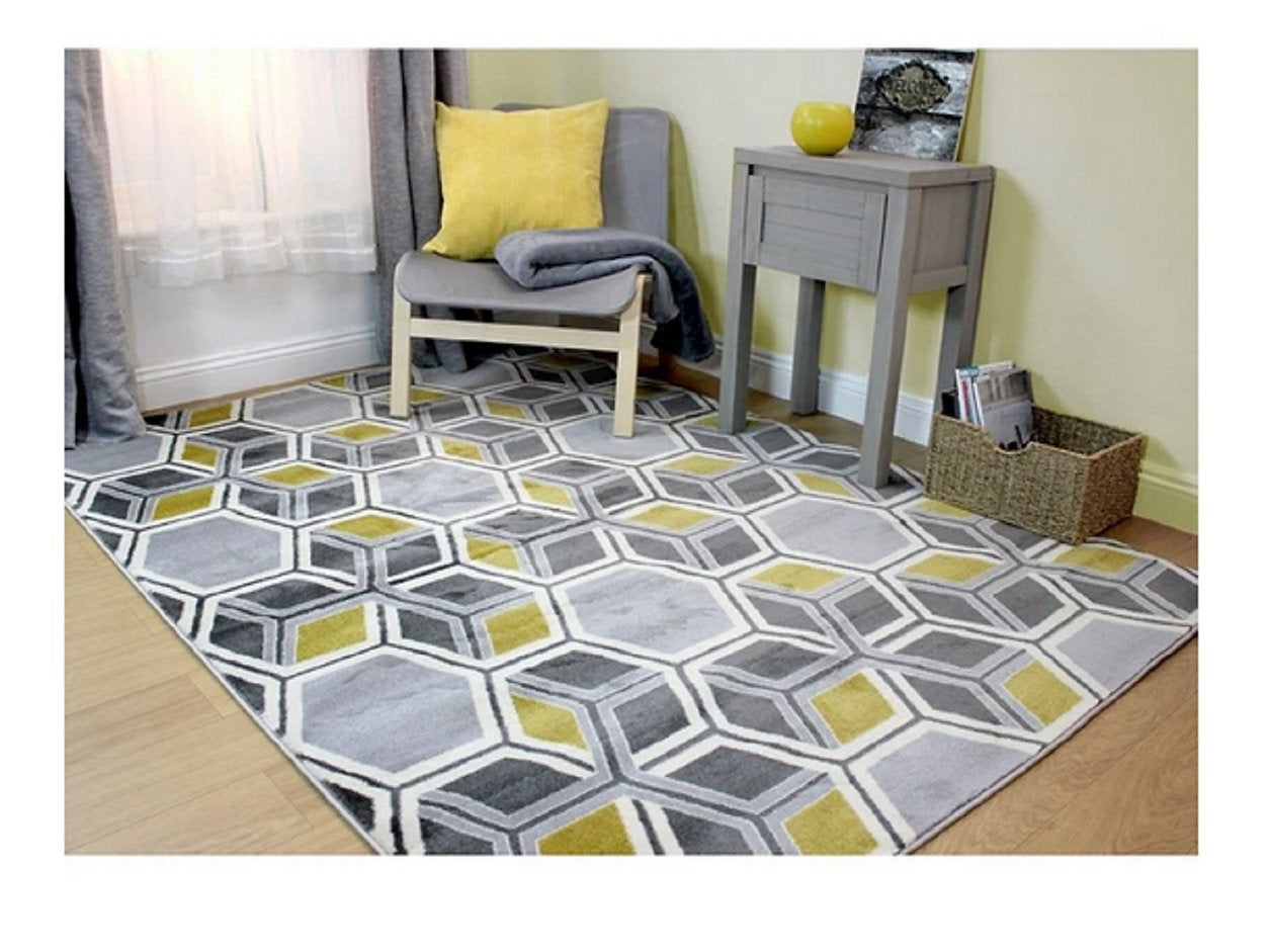 LILA designer living room rug