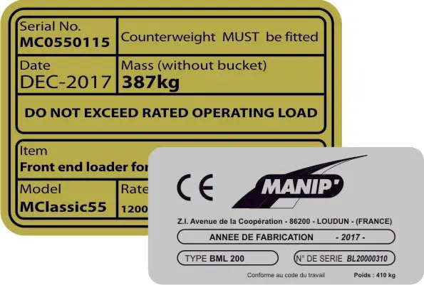 50 à 1000 Autocollants avec numérotation 10 à 20 cm² - Clicktofournisseur.com