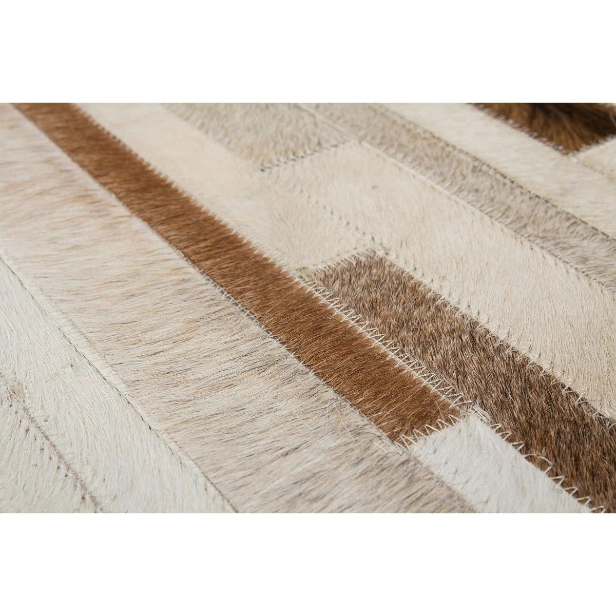 Tapis de salon cuir véritable GLIND