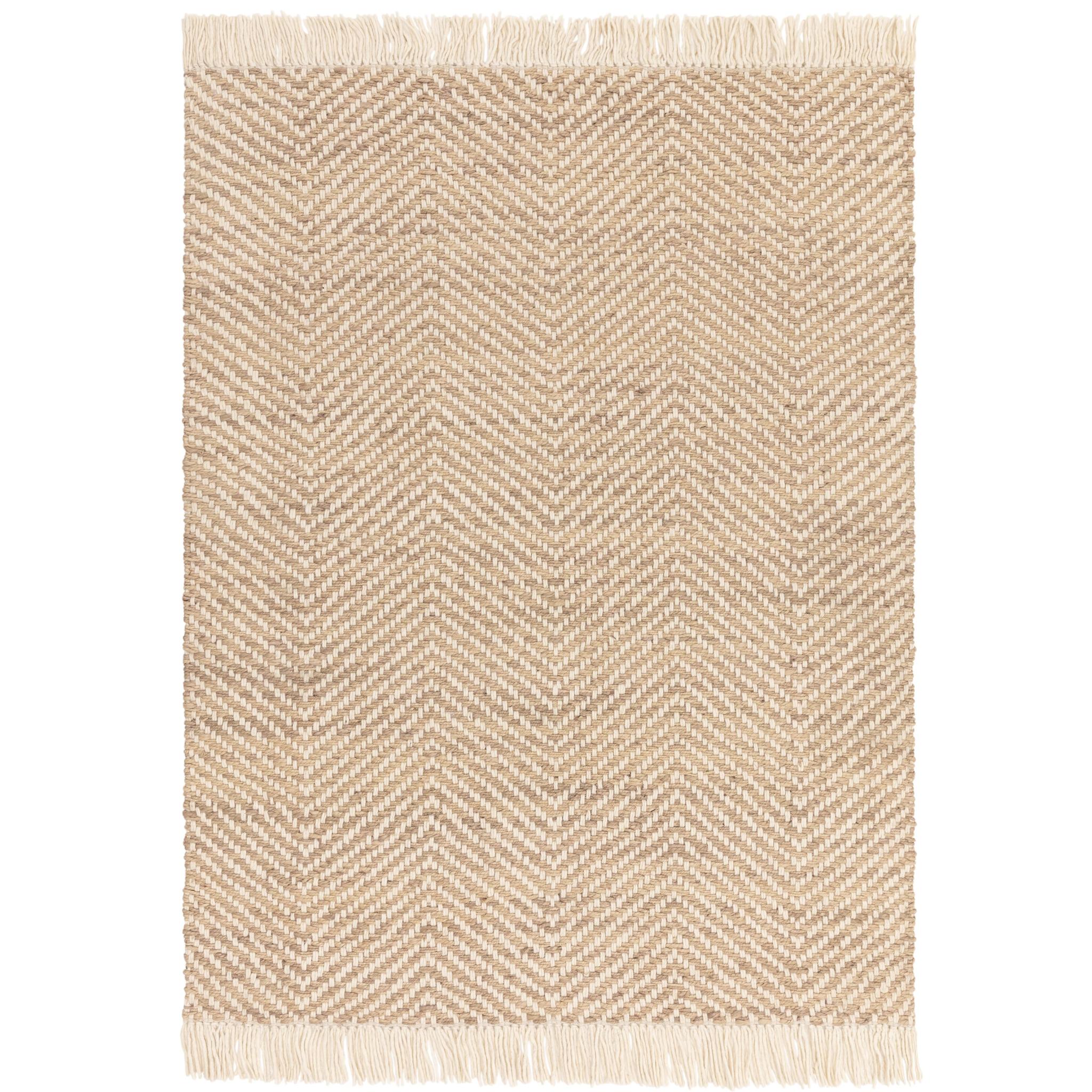 VIGA Jute and Cotton Living Room Rug