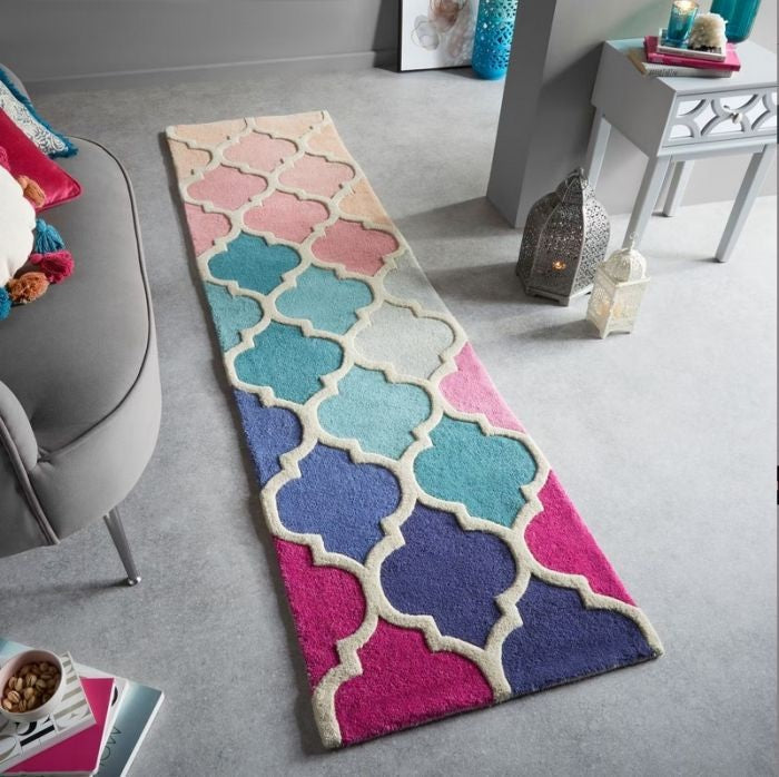 Tapis de salon en laine ROSITA - 0