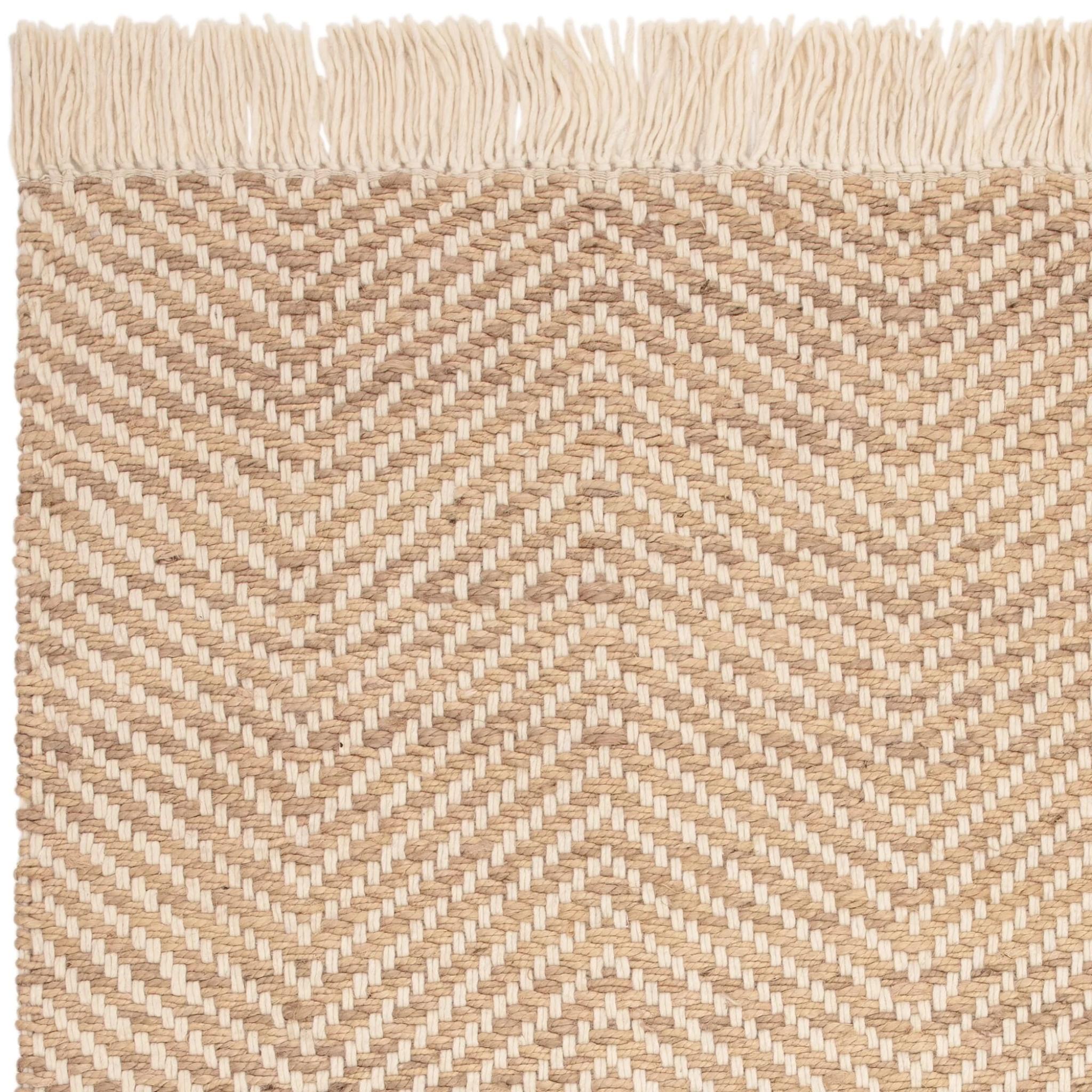 VIGA Jute and Cotton Living Room Rug