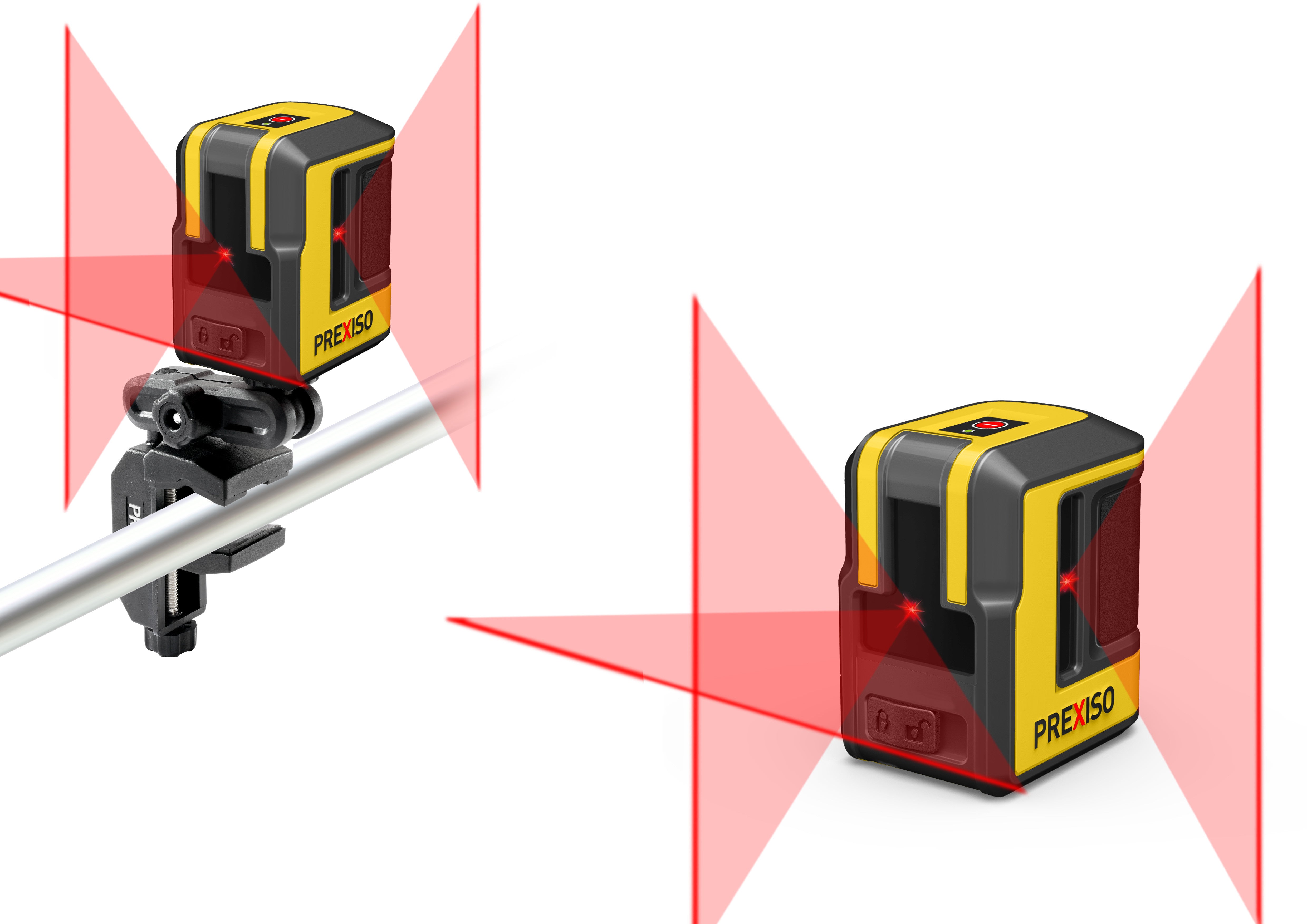 CROSS + SIDE LASER LEVEL 10 METERS PREXISO 