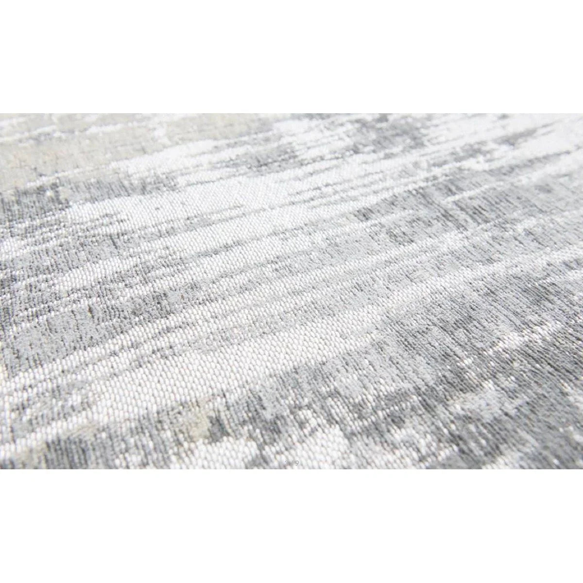 Atlantic Streaks Cotton Living Room Rug - Coney Grey