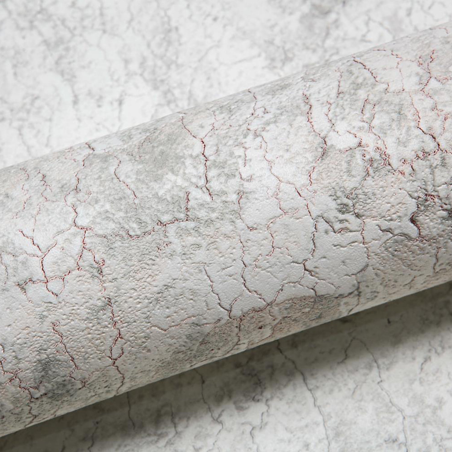 Papier peint aspect crépi EDEM 807DN45 papier peint intissé gaufré à chaud légèrement texturé à l'aspect crépi mat gris gris-quartz rouge brique 10,65 m2 - 0