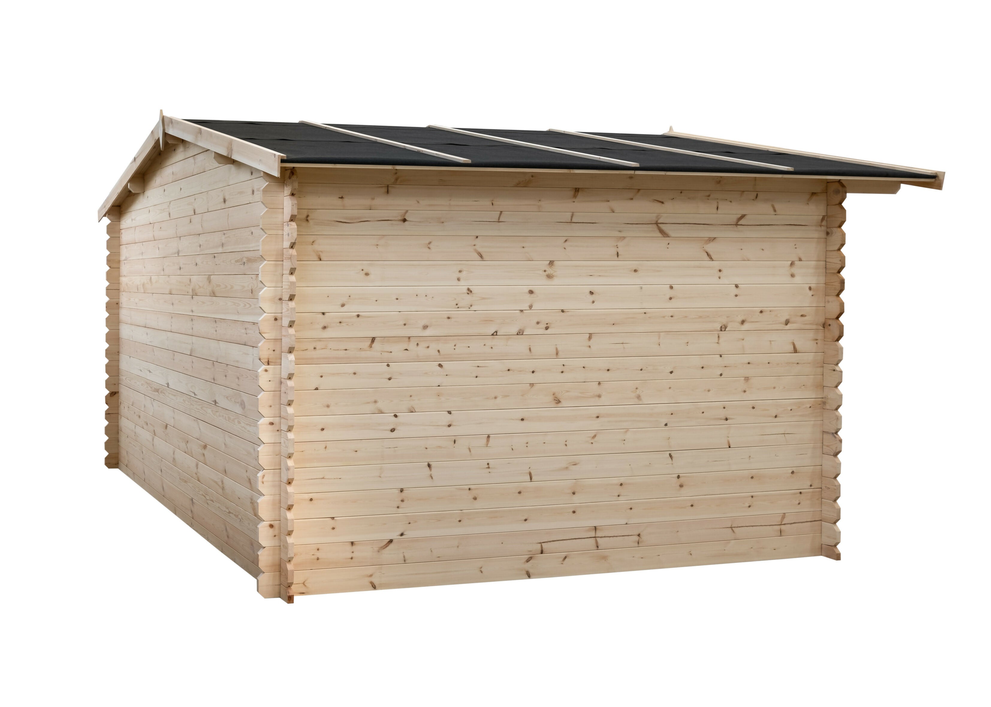 Wooden garden shed, usable surface area 9.9m², 388x298x235cm, INT021/INEKSA