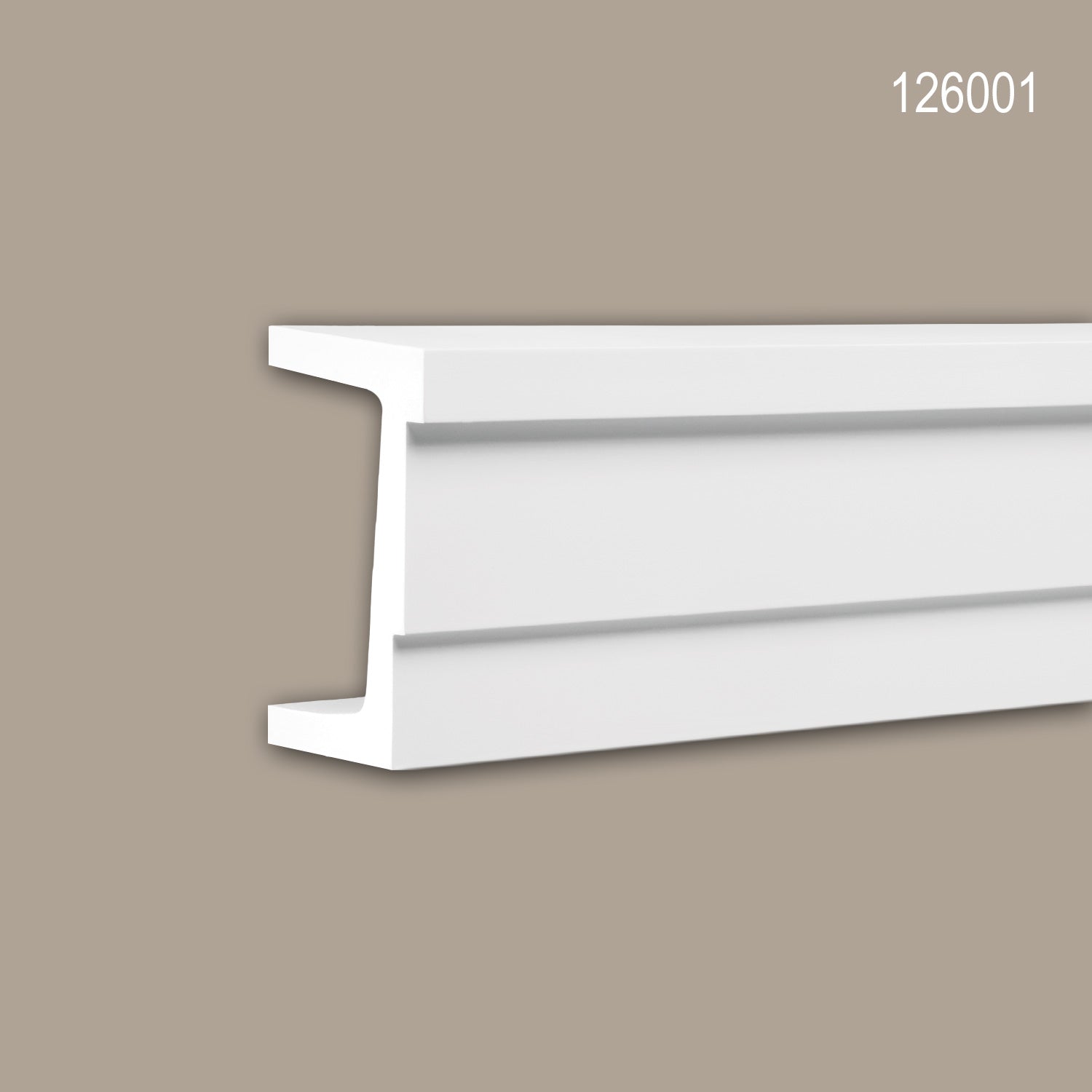 Architrave 126001 Profhome Encadrement de porte design moderne blanc 2 m clicktofournisseur.com