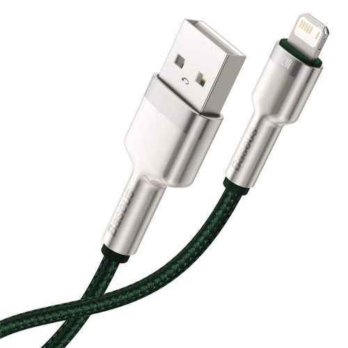 USB cable for Lightning Baseus Cafule, 2.4A, 2m (green)