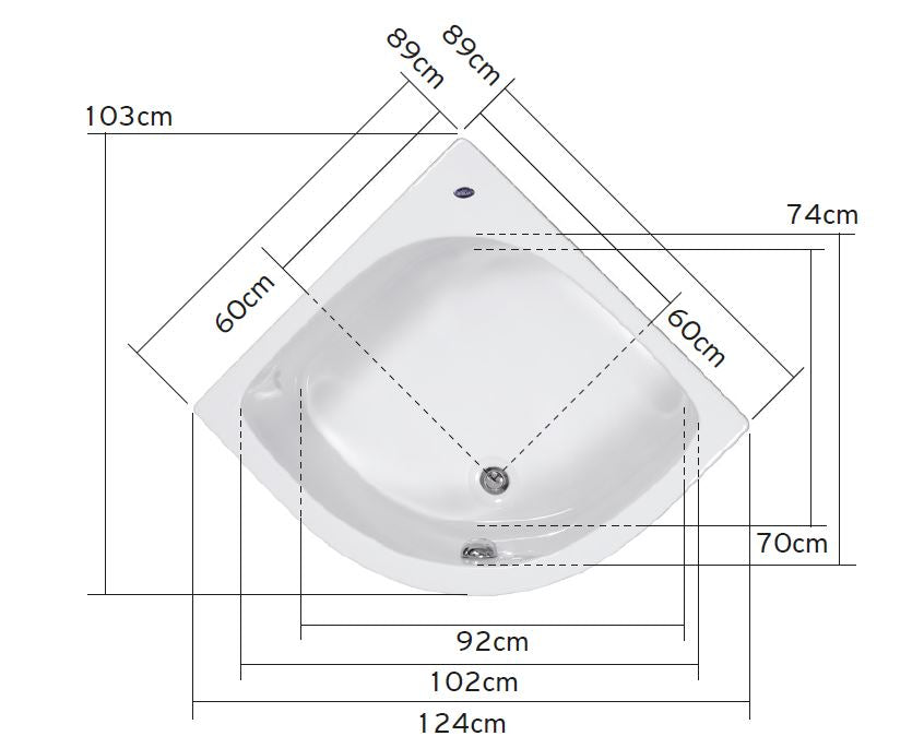 Cabine de douche avec baignoire MYKONOS 90x90x200 cm clicktofournisseur.com