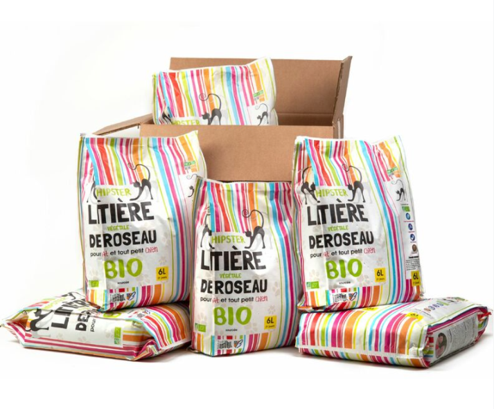 HIPSTER LITTER, THE BEAUTIFUL ORGANIC CAT - 6 bags