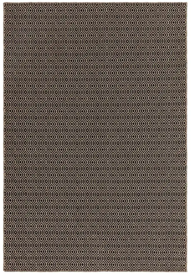 LATTICE modern jute and cotton rug