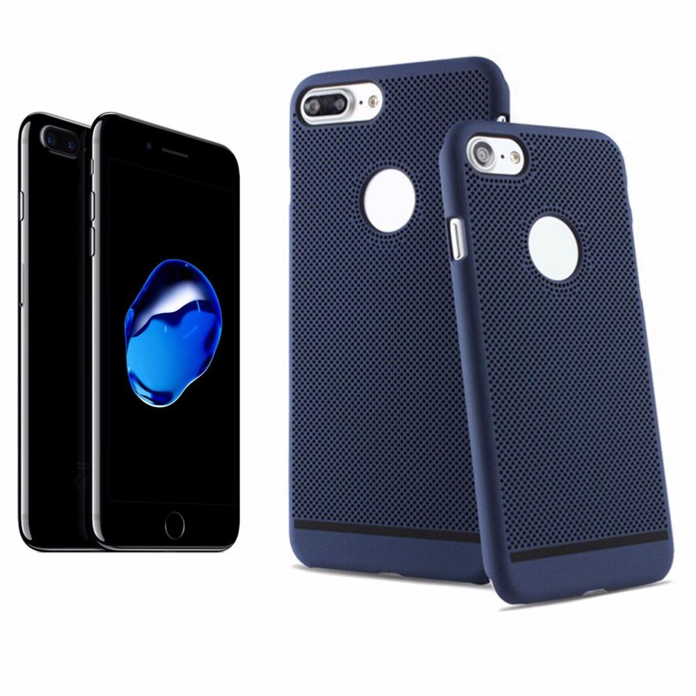 Coque Arrière Protection Bleu Nuit Perforée Nid d'Abeille pour Apple iPhone 7 clicktofournisseur.com