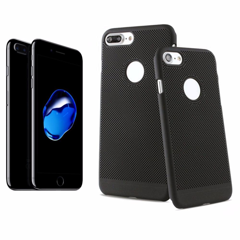 Coque Arrière de Protection Noir Perforée Nid d'Abeille pour Apple iPhone 7 clicktofournisseur.com