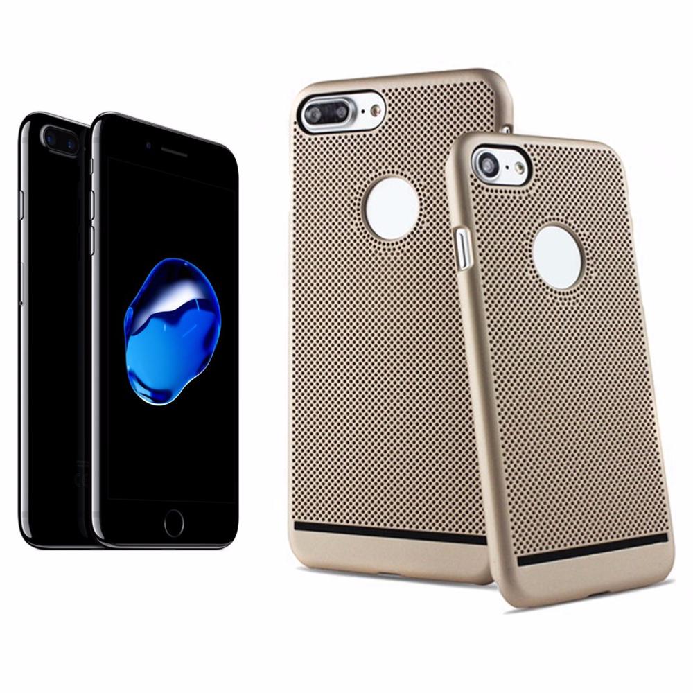 Coque Arrière de Protection Or Beige Perforée Nid d'Abeille pour Apple iPhone 7 clicktofournisseur.com