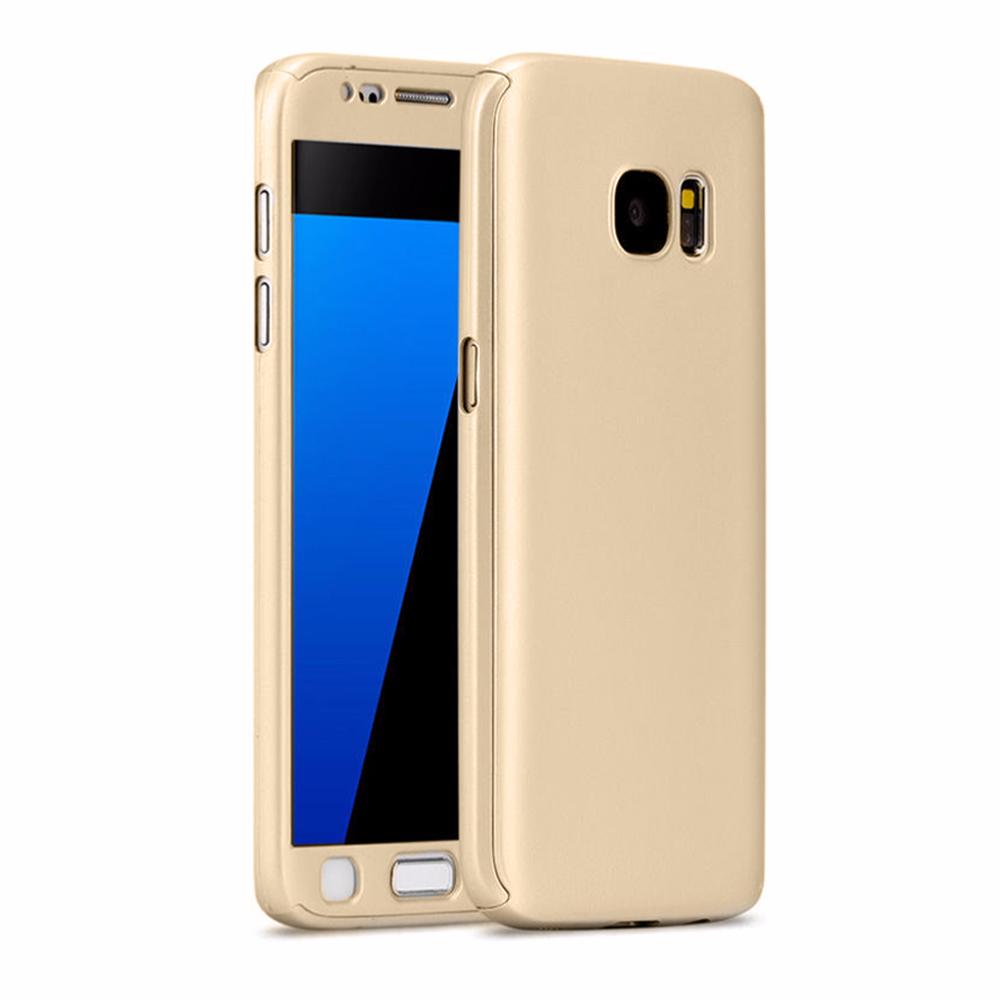 Coque de Protection Or Avant et Arrière avec Verre pour Samsung Galaxy S7 G930 clicktofournisseur.com