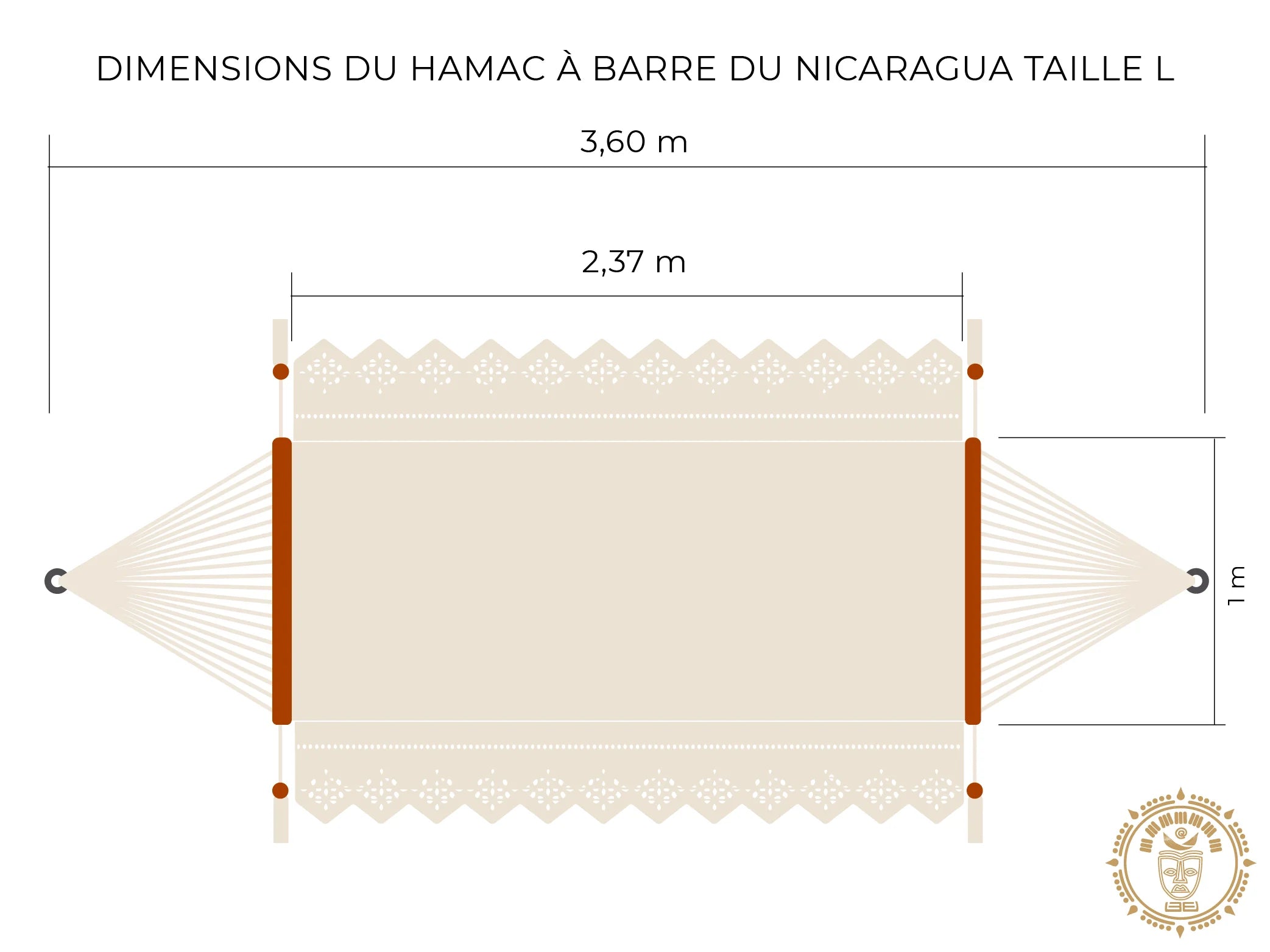 L Deluxe “Corinto” bar hammock