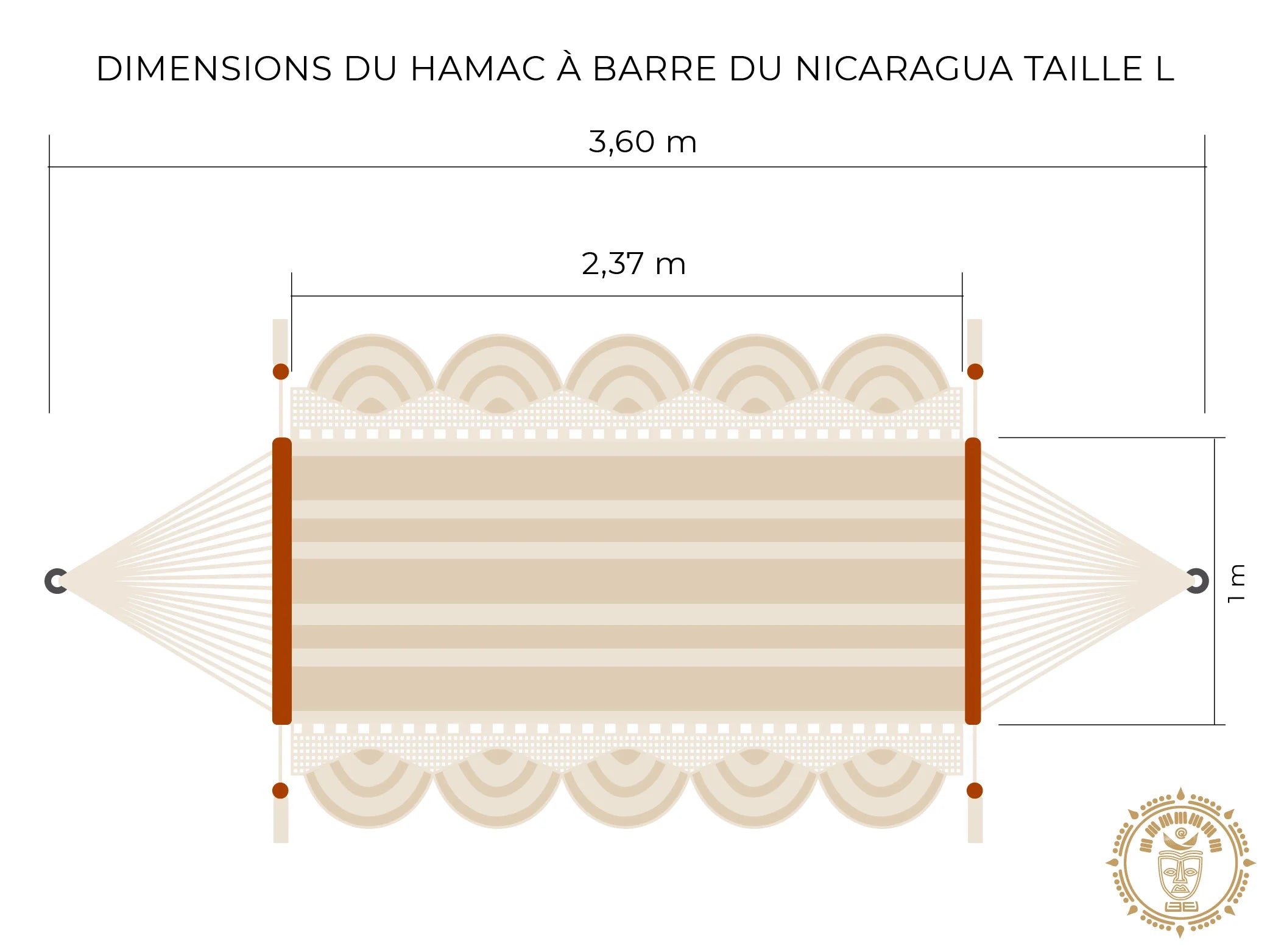 L Deluxe Bar Hammock “Ticuantepe”