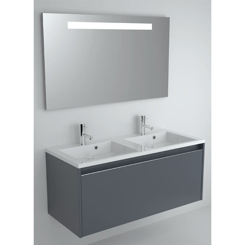 Ensemble meuble & lavabo RIHO ELZAS SET 20 en bois stratifié 120x51 H 52 cm