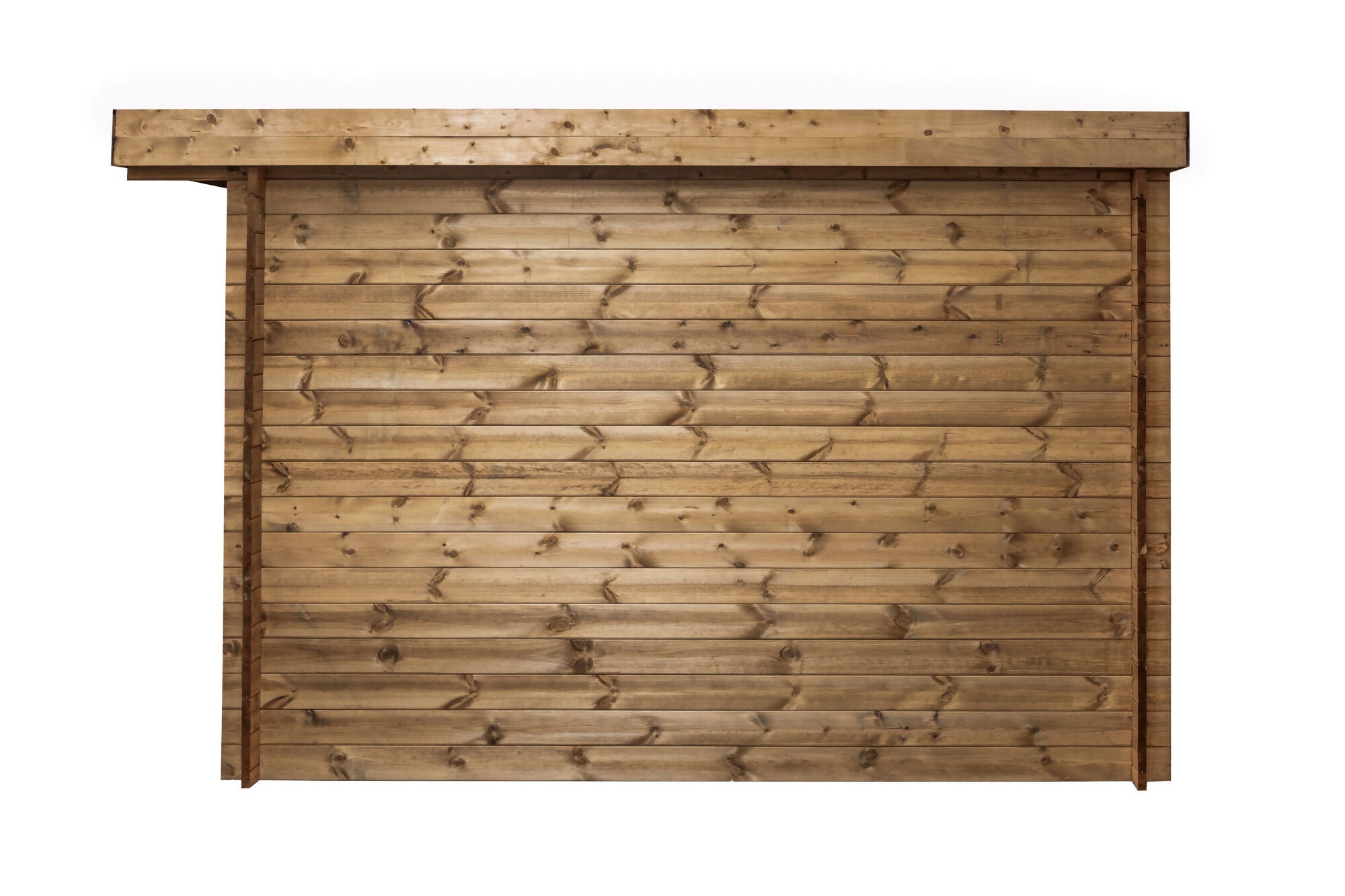 Gartenhaus aus autoklavbehandeltem Holz, Nutzfläche 9,9 m², 388 x 298 x 235 cm, 28 mm, INT042/INEKSA