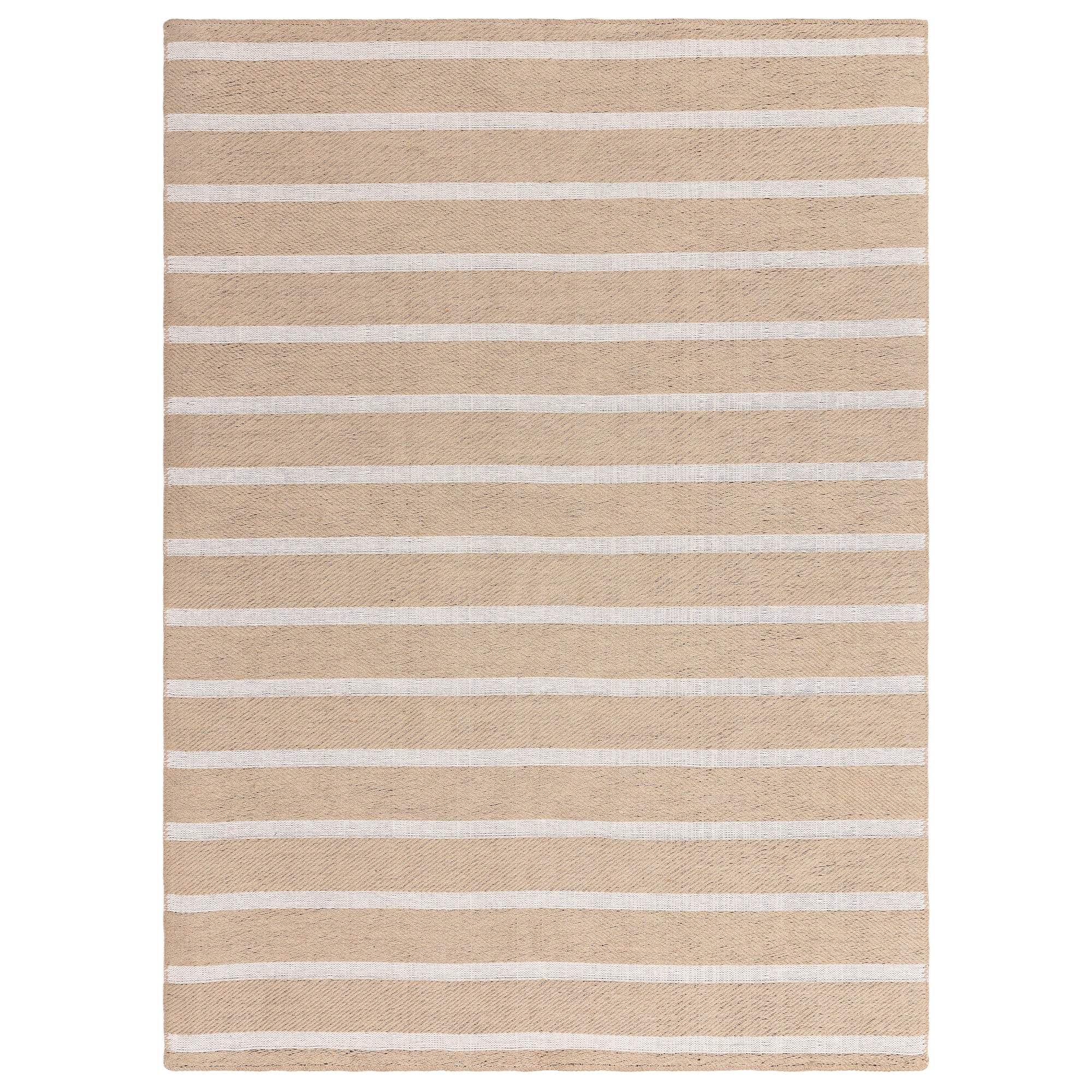 Tapis moderne en jute et coton STRIPPY