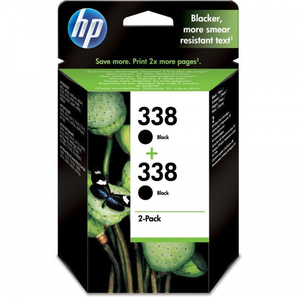 HP 338 - Pack de 2 clicktofournisseur.com