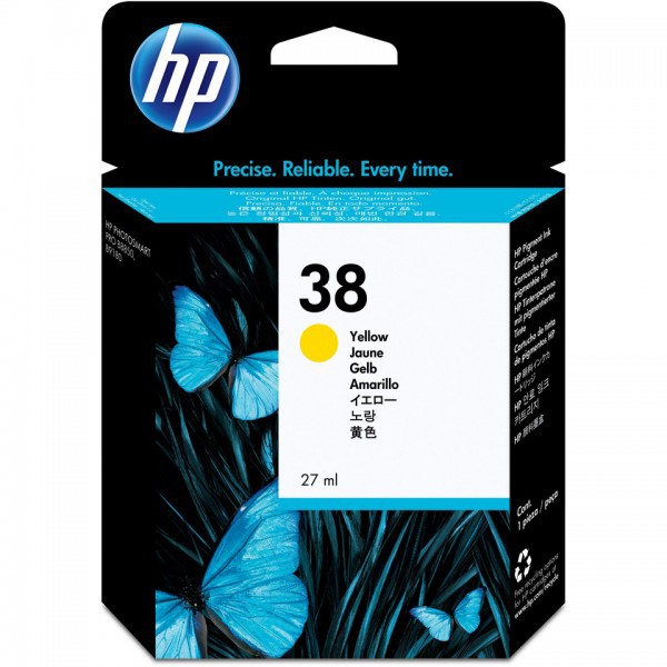 HP 38 JAUNE clicktofournisseur.com