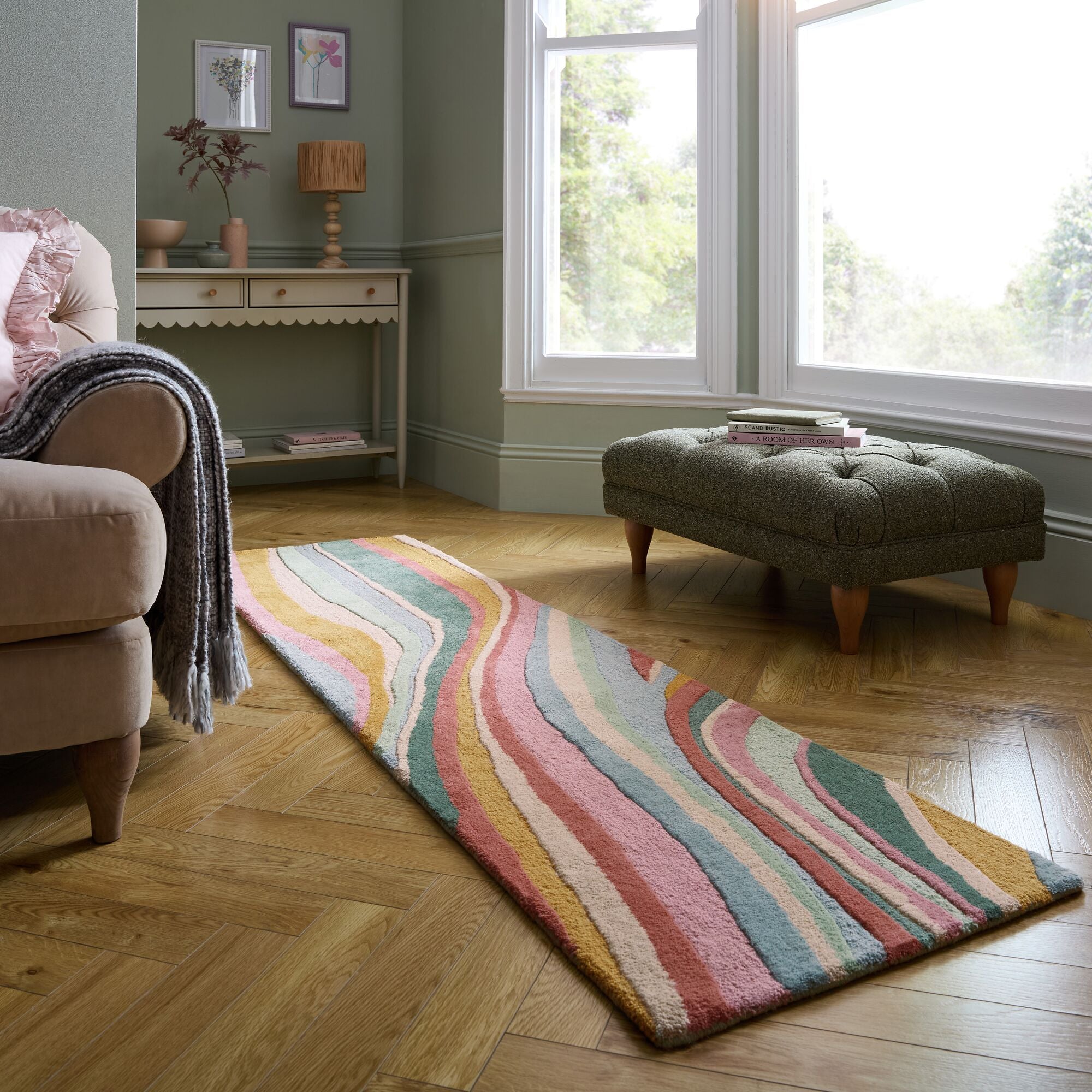 FLO modern wool rug