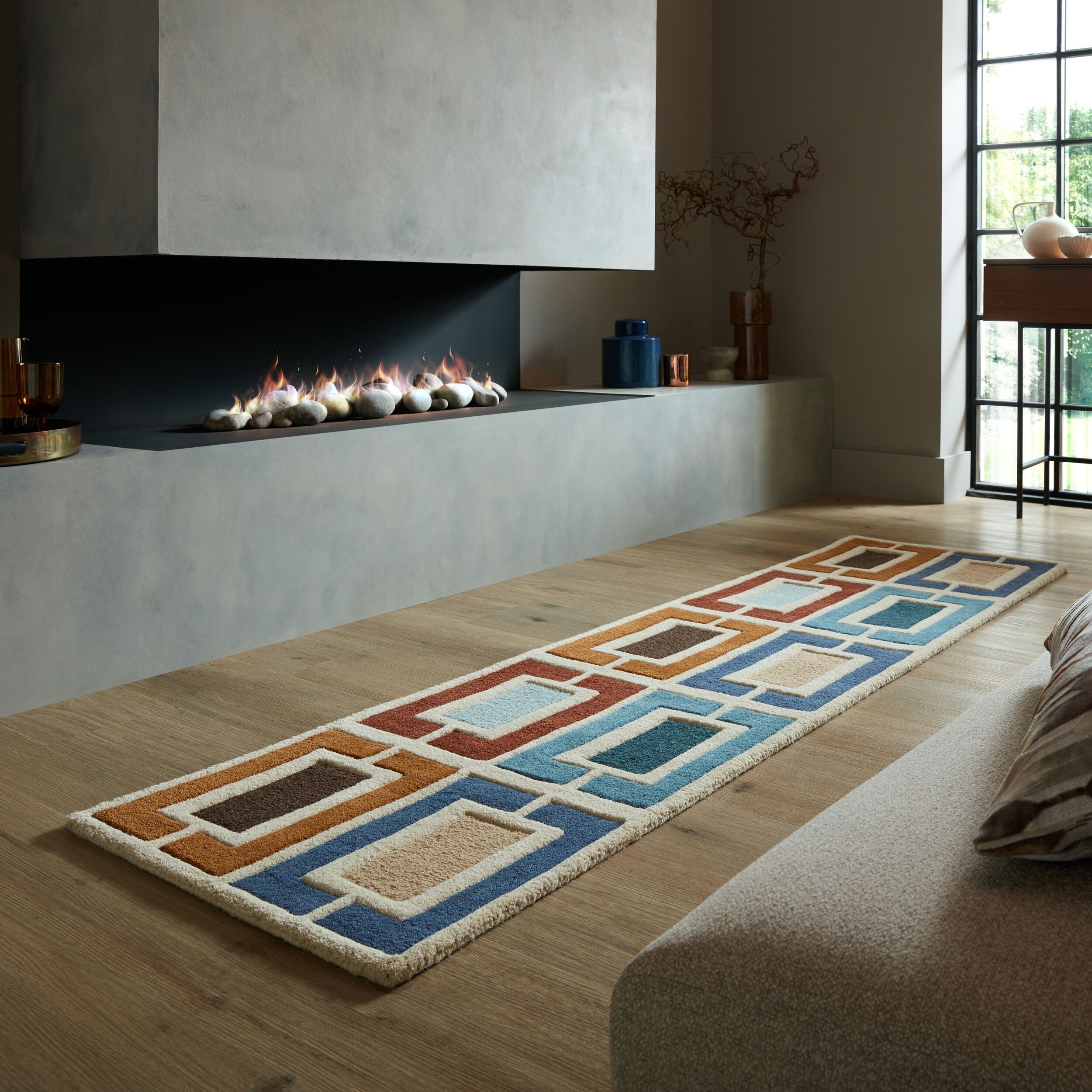 PICTO modern hand tufted wool rug 