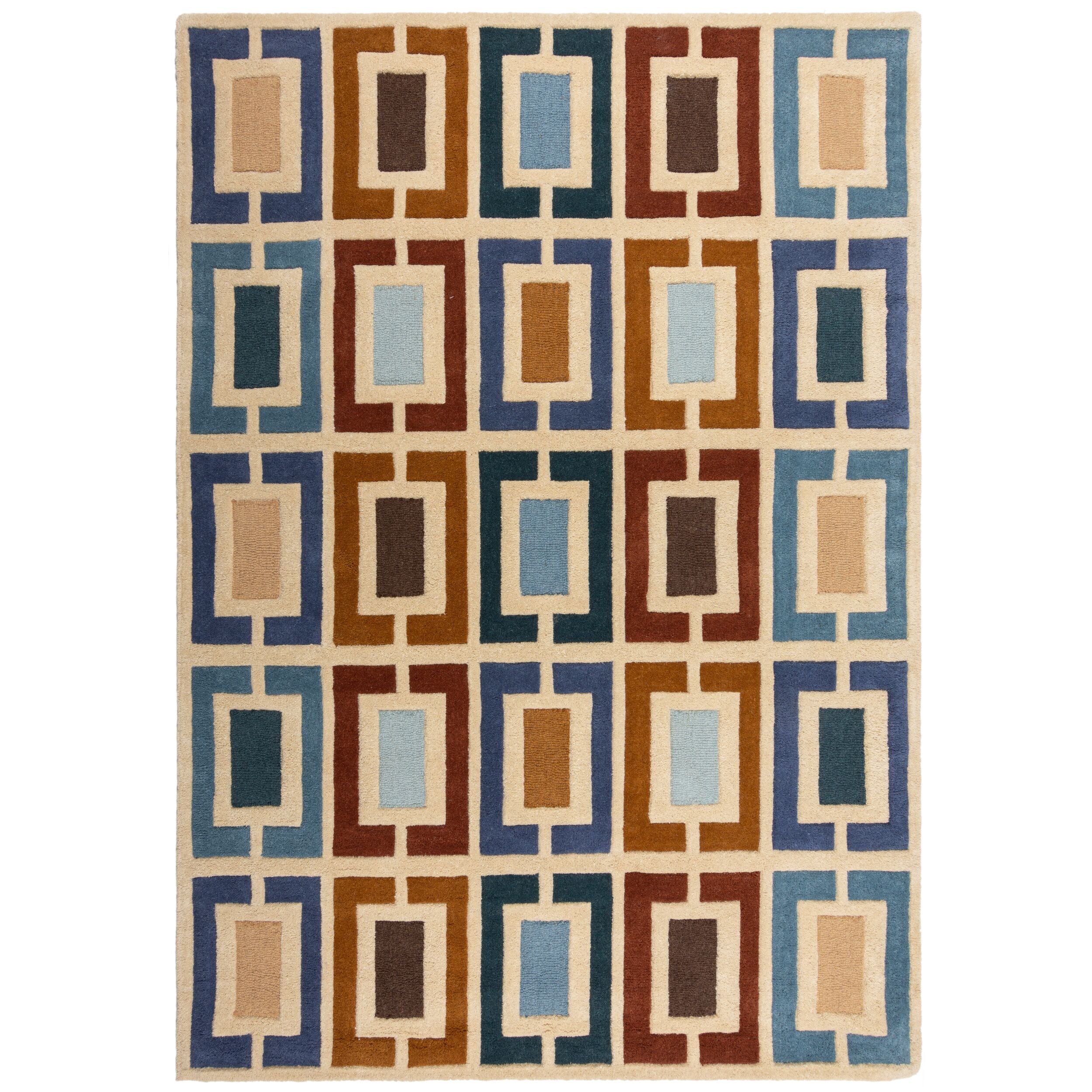 PICTO modern hand tufted wool rug 