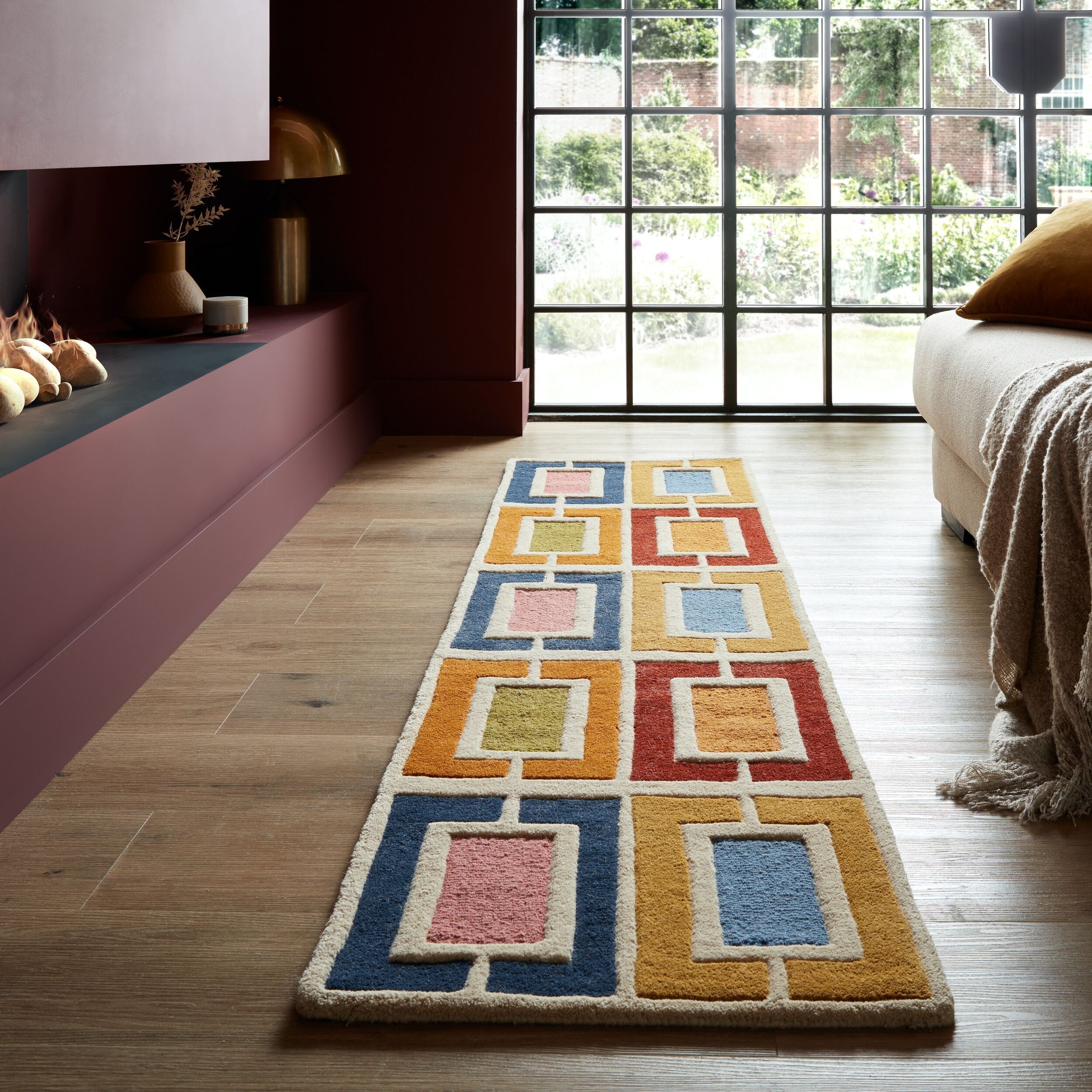 PICTO modern hand tufted wool rug 