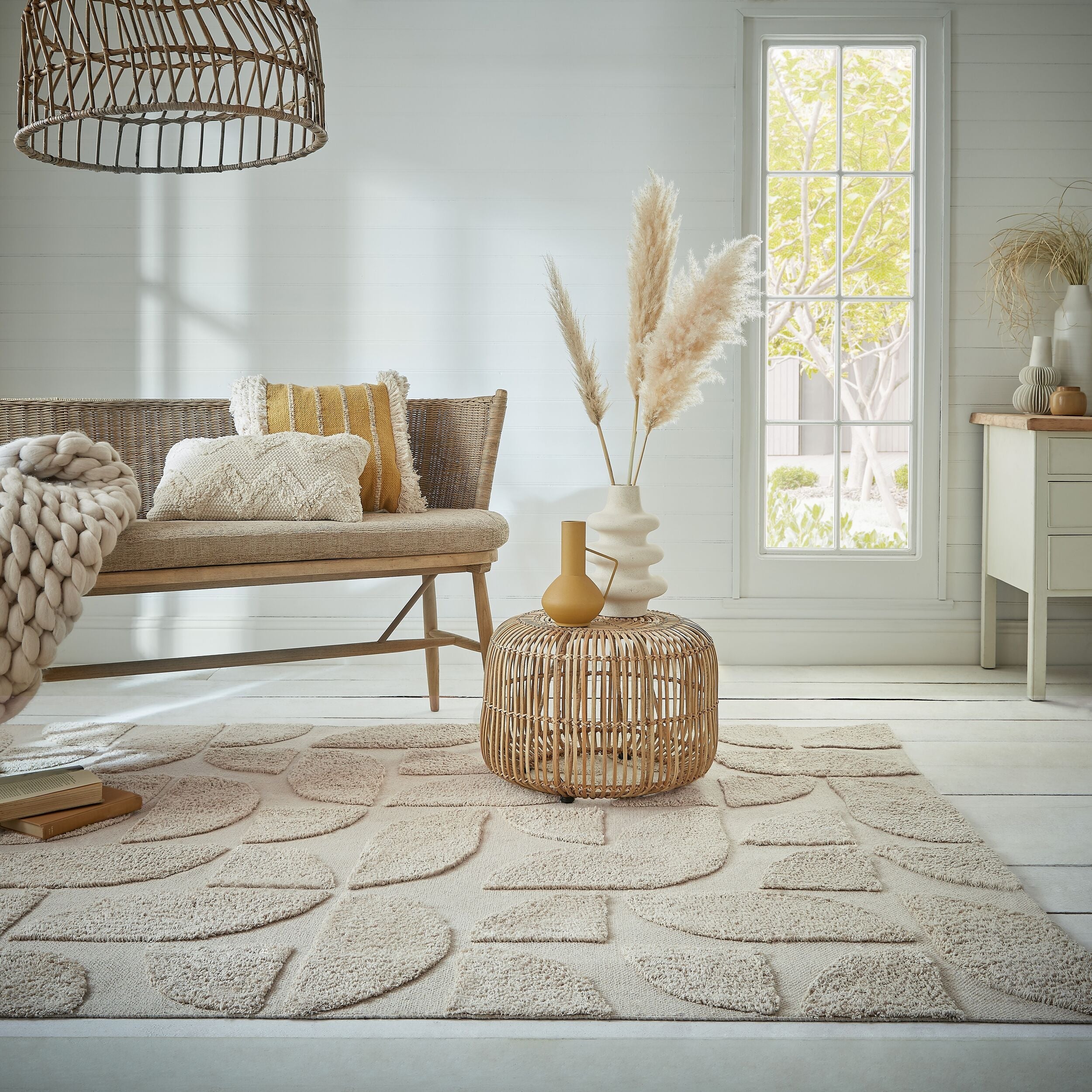 KAMA cotton living room rug