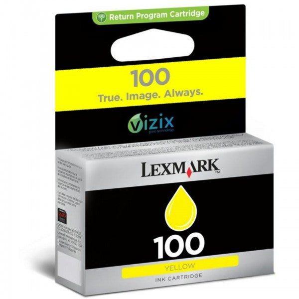 LEXMARK 100 jaune clicktofournisseur.com