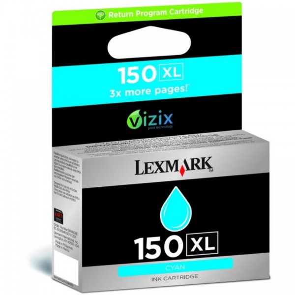 LEXMARK 150xl cyan clicktofournisseur.com