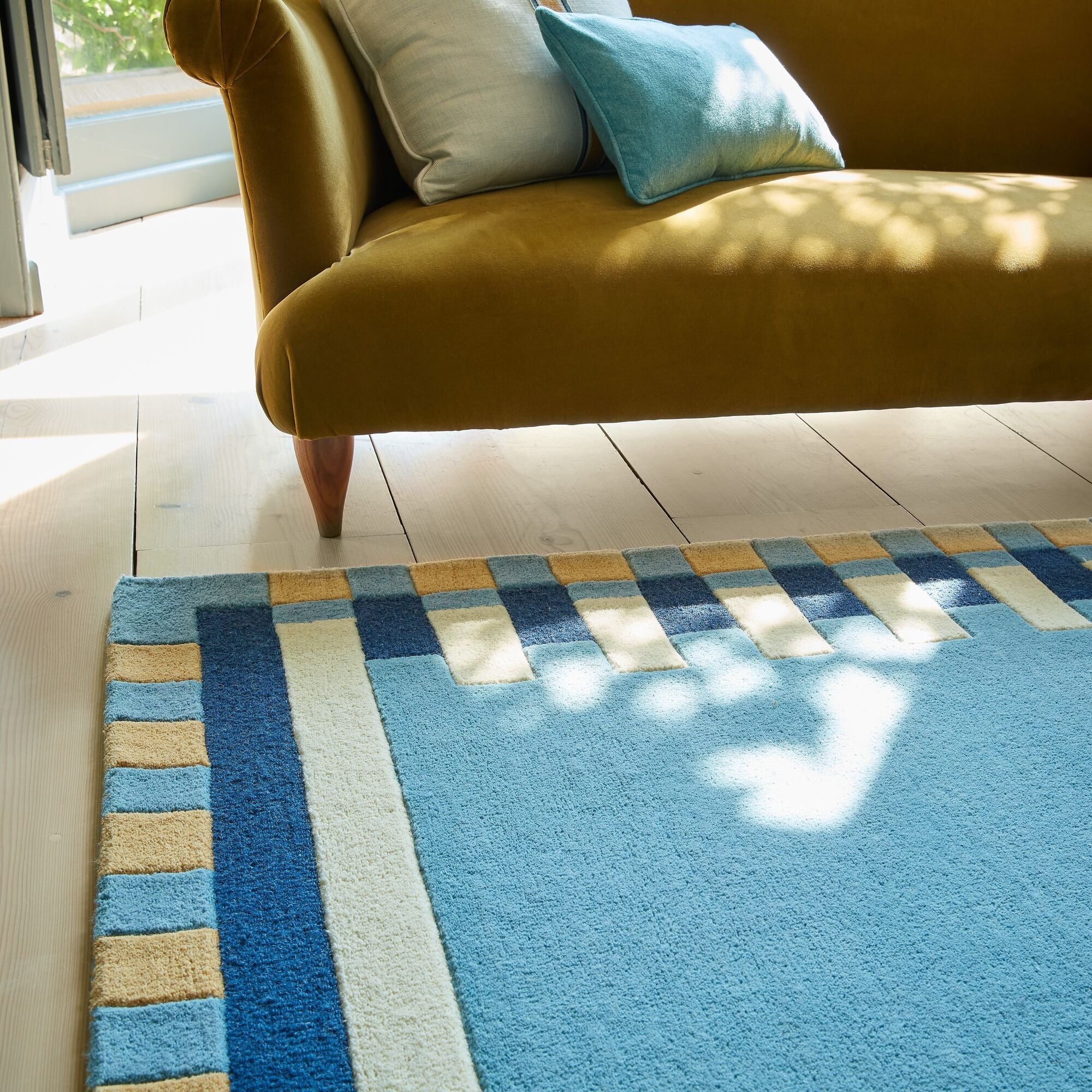 Modern YAKI wool rug