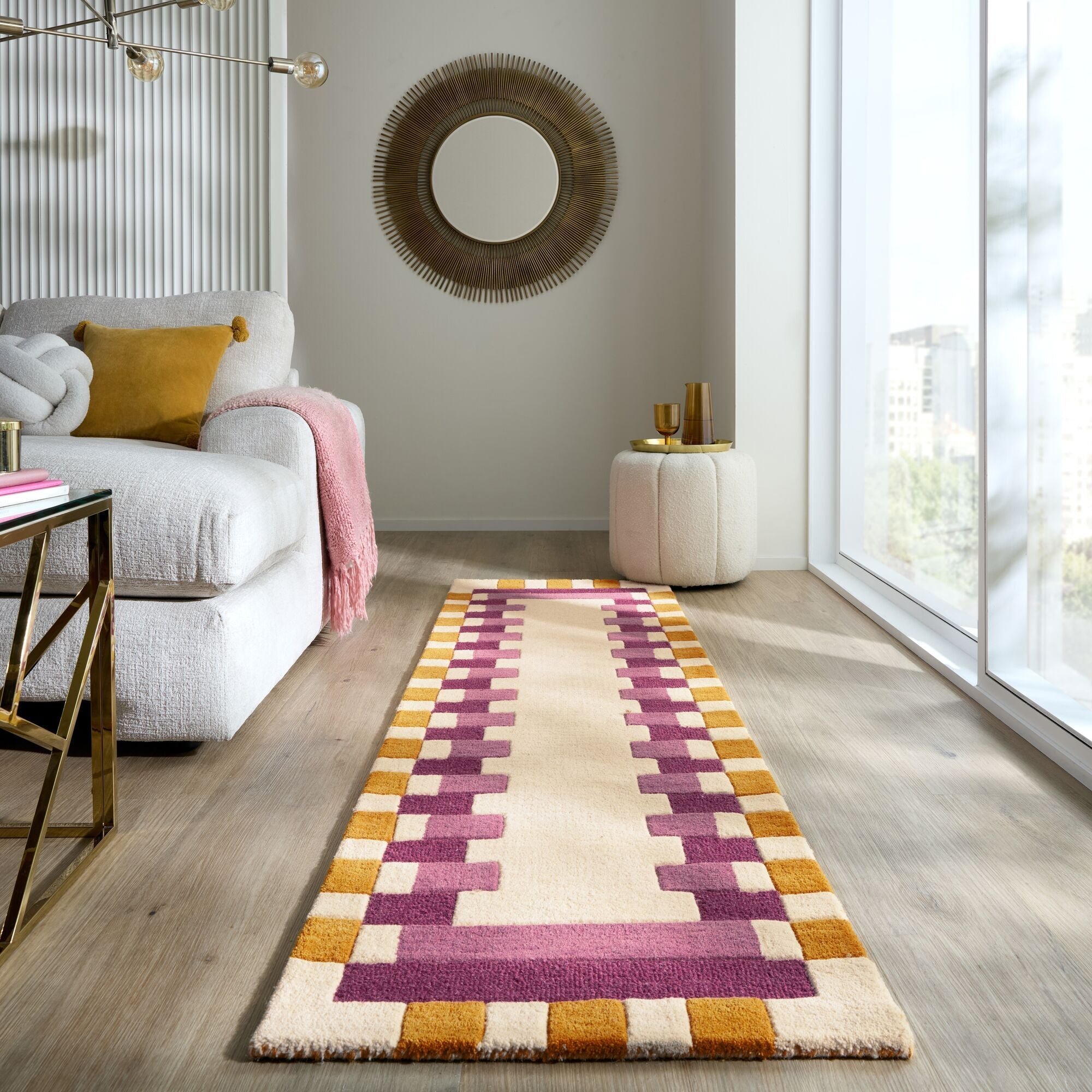 Modern YAKI wool rug