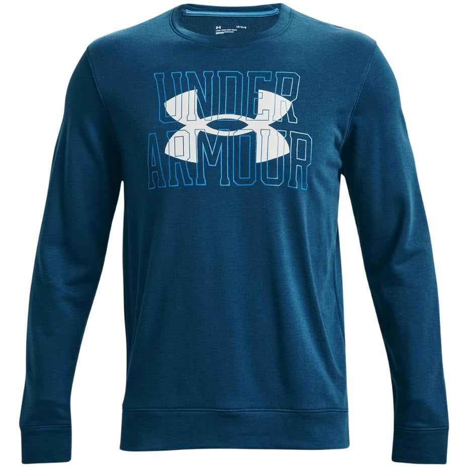 Under Armour UA Rival Terry Logo Crew Men's Sweatshirt Blue 1370391 458