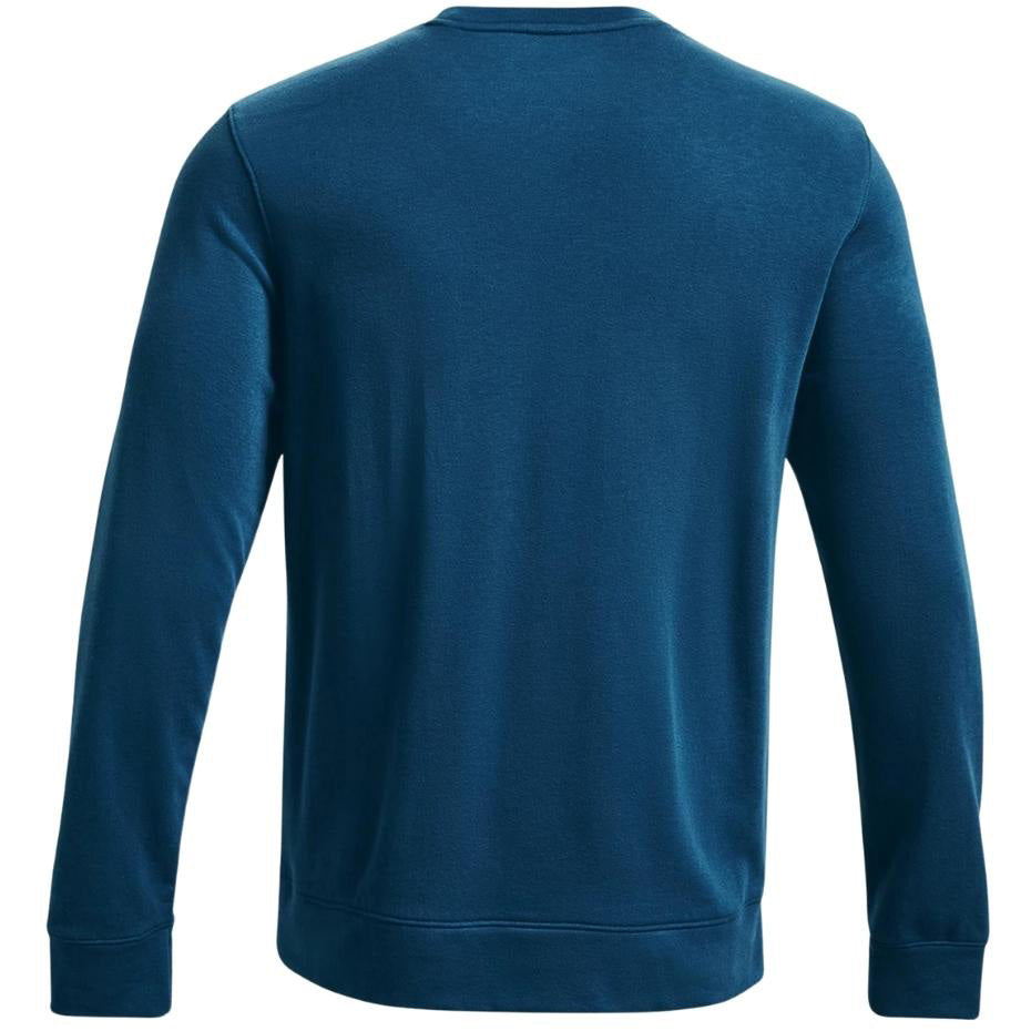 Under Armour UA Rival Terry Logo Crew Men's Sweatshirt Blue 1370391 458 - 0