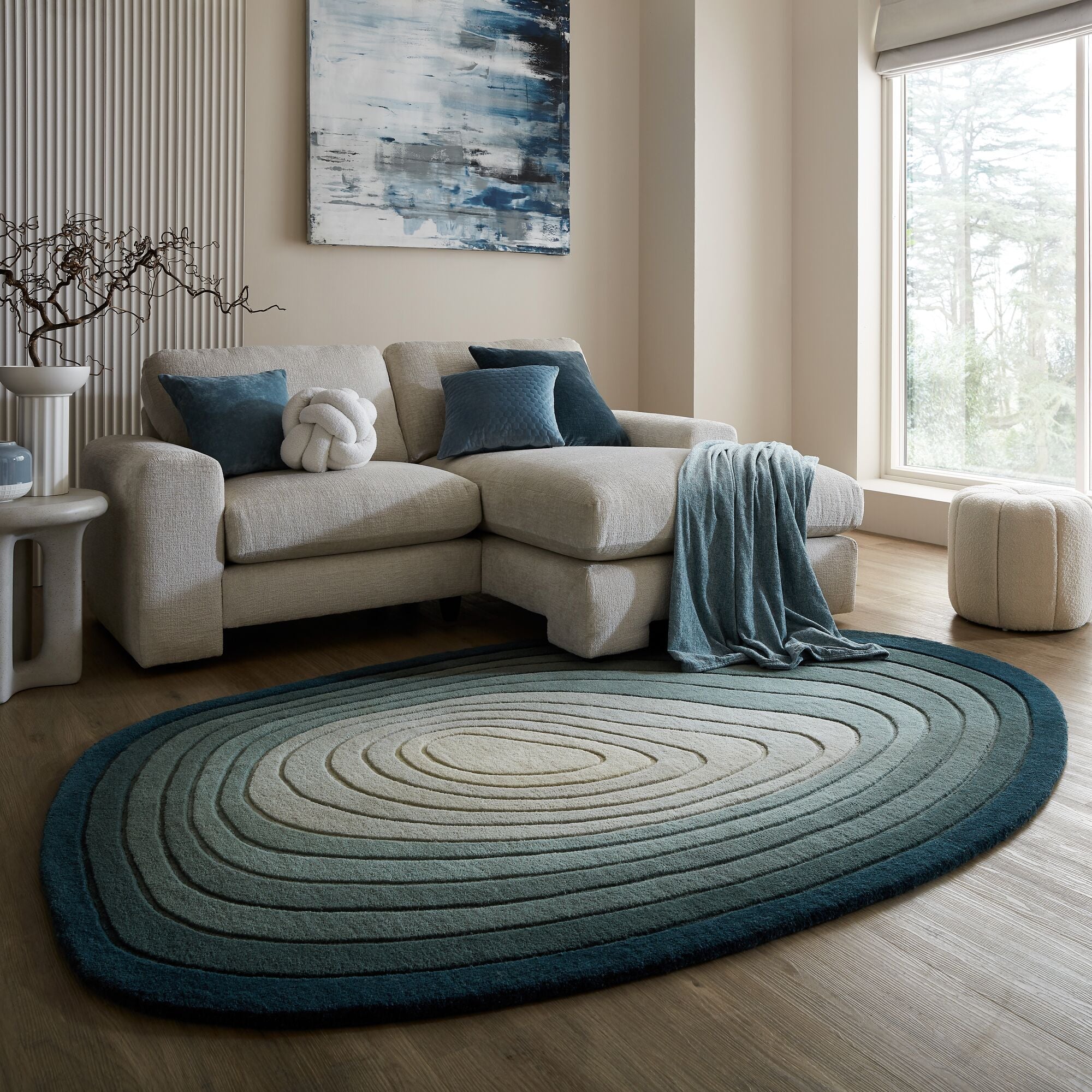 Tapis moderne en laine SHADOW - 0