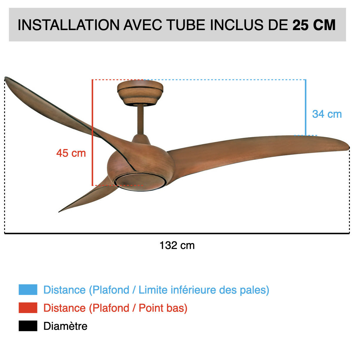 Ventilateur-plafond-FANELITE-TOBAGO-tube-25-cm