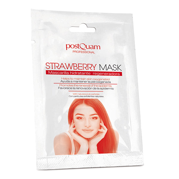 Masque visage à la fraise, papaye, calendula et aloe vera haute nutrition, haute hydratation clicktofournisseur.com