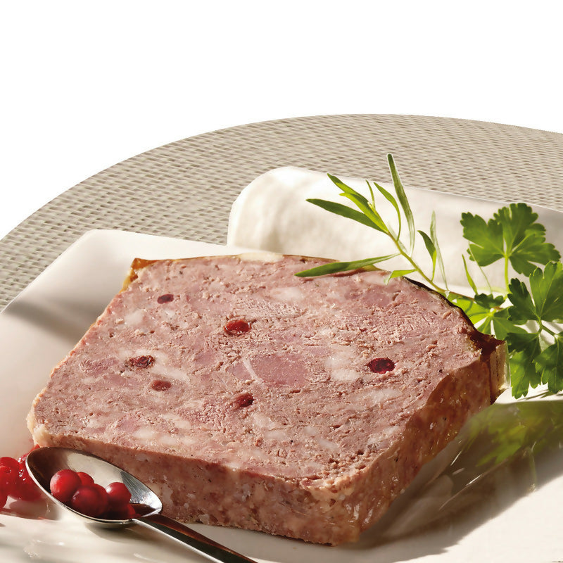 Wildterrine mit Preiselbeeren 