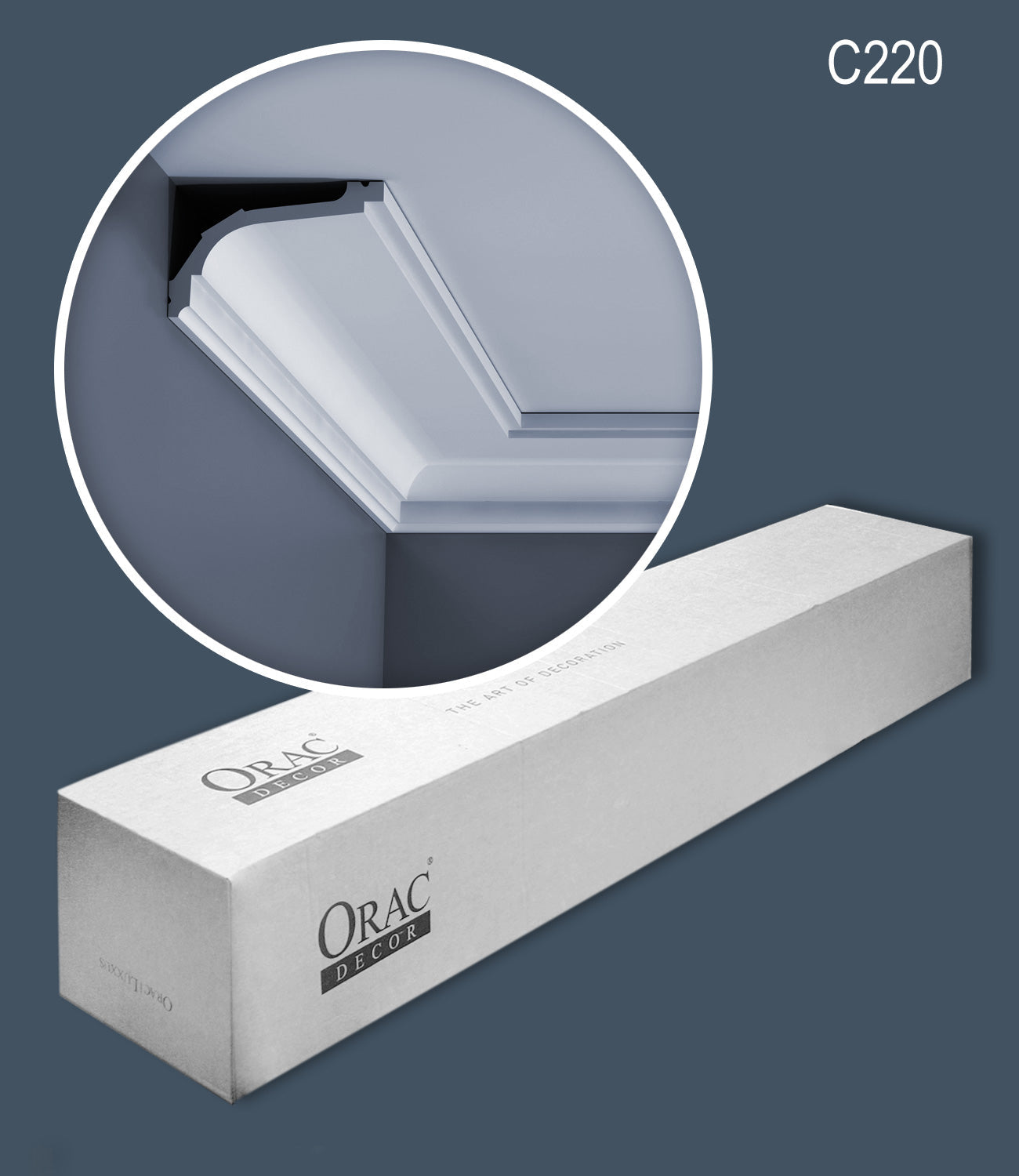 Orac Decor C220 LUXXUS 1 carton complet 15 Corniches Moulures Cimaises 30m clicktofournisseur.com