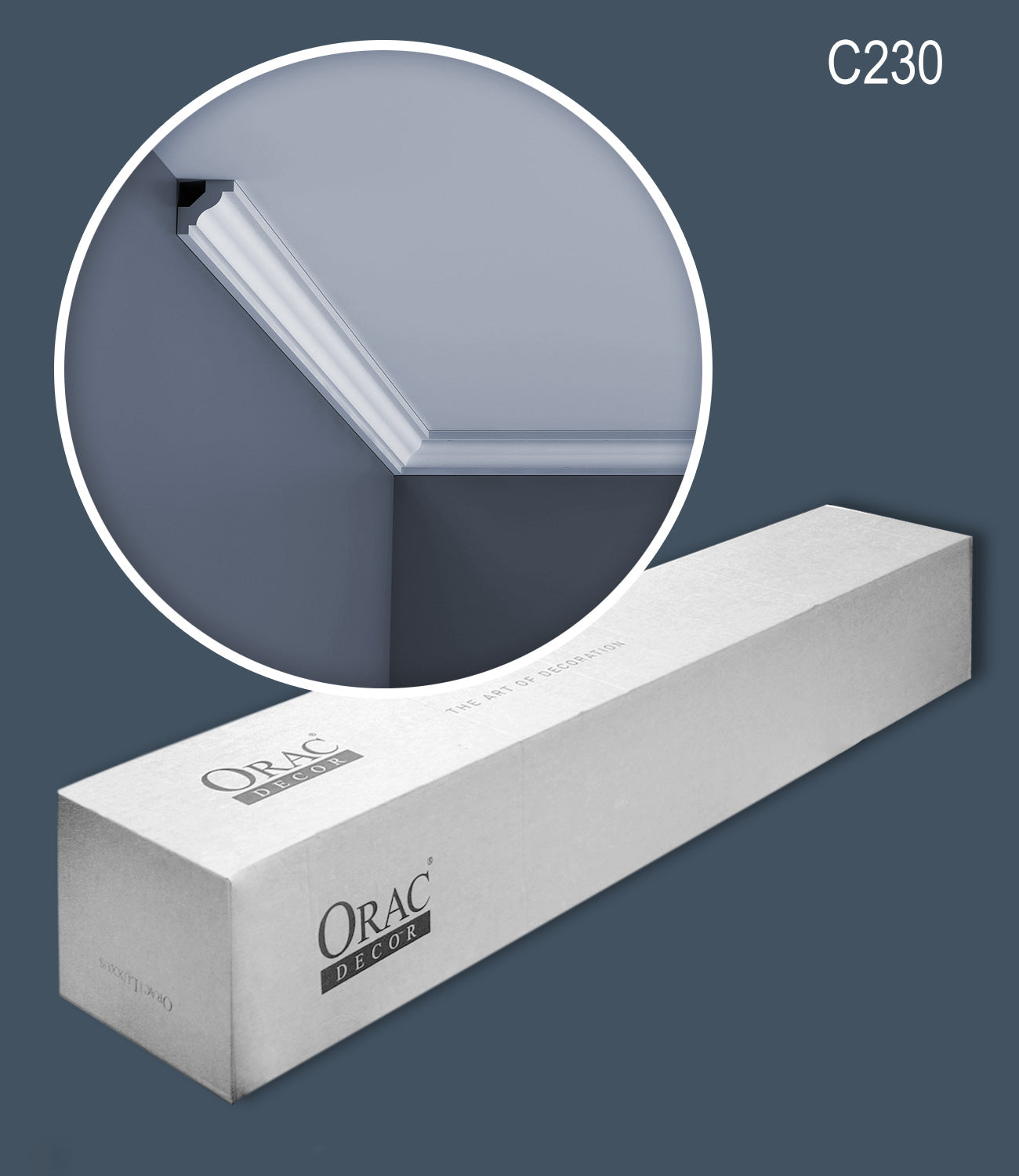 Orac Decor C230 LUXXUS 1 carton complet 50 Corniches Moulures Cimaises 100m clicktofournisseur.com