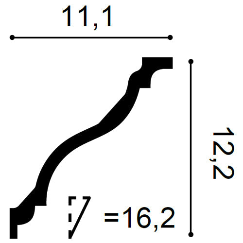 Orac Decor C333 LUXXUS 1 carton complet 13 Corniches Moulures Cimaises 26m clicktofournisseur.com