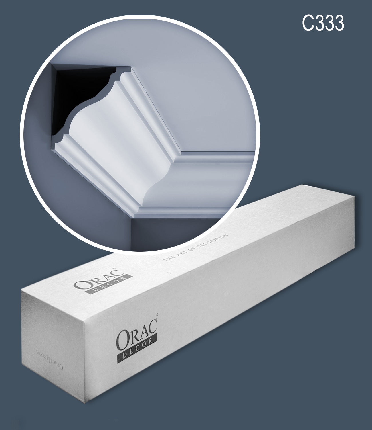 Orac Decor C333 LUXXUS 1 carton complet 13 Corniches Moulures Cimaises 26m clicktofournisseur.com