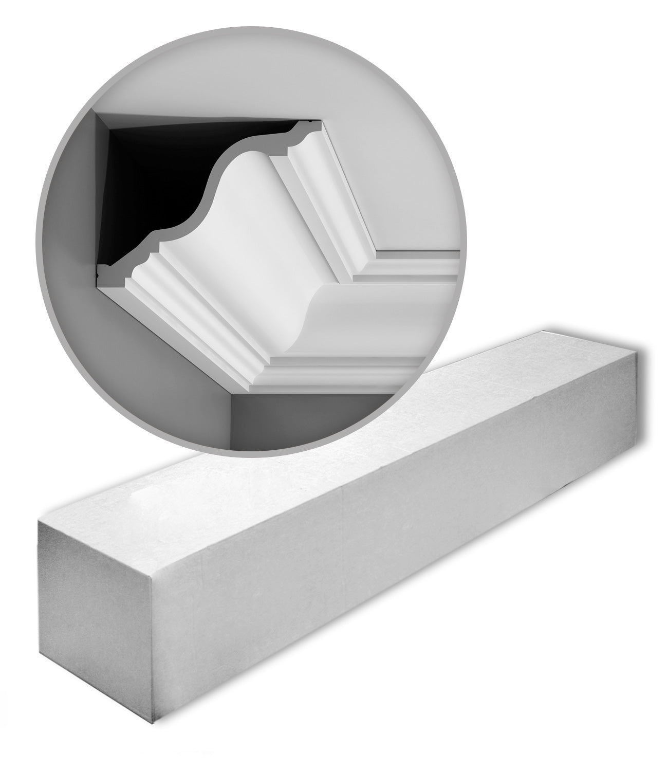 Orac Decor C334 LUXXUS 1 carton complet 7 Corniches Moulures Cimaises 14m clicktofournisseur.com