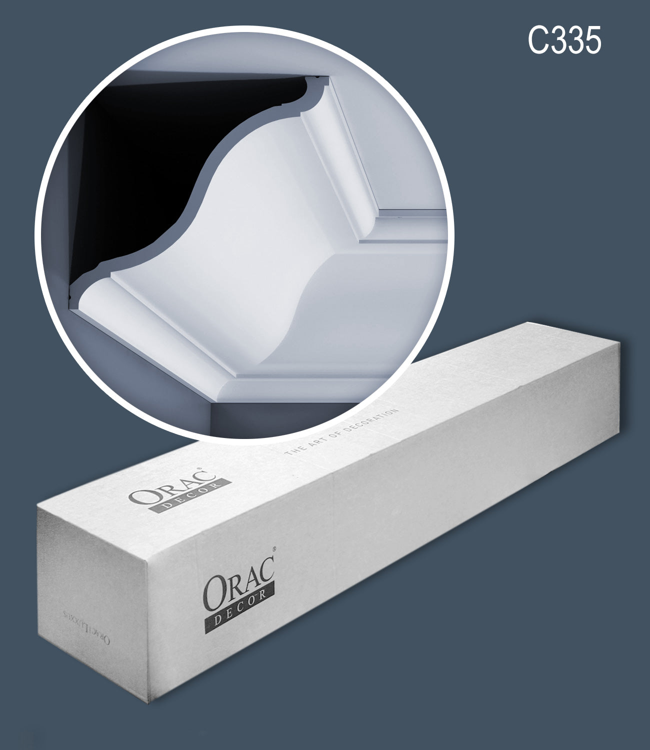 Orac Decor C335 LUXXUS 1 carton complet 9 Corniches Moulures Cimaises 18m clicktofournisseur.com