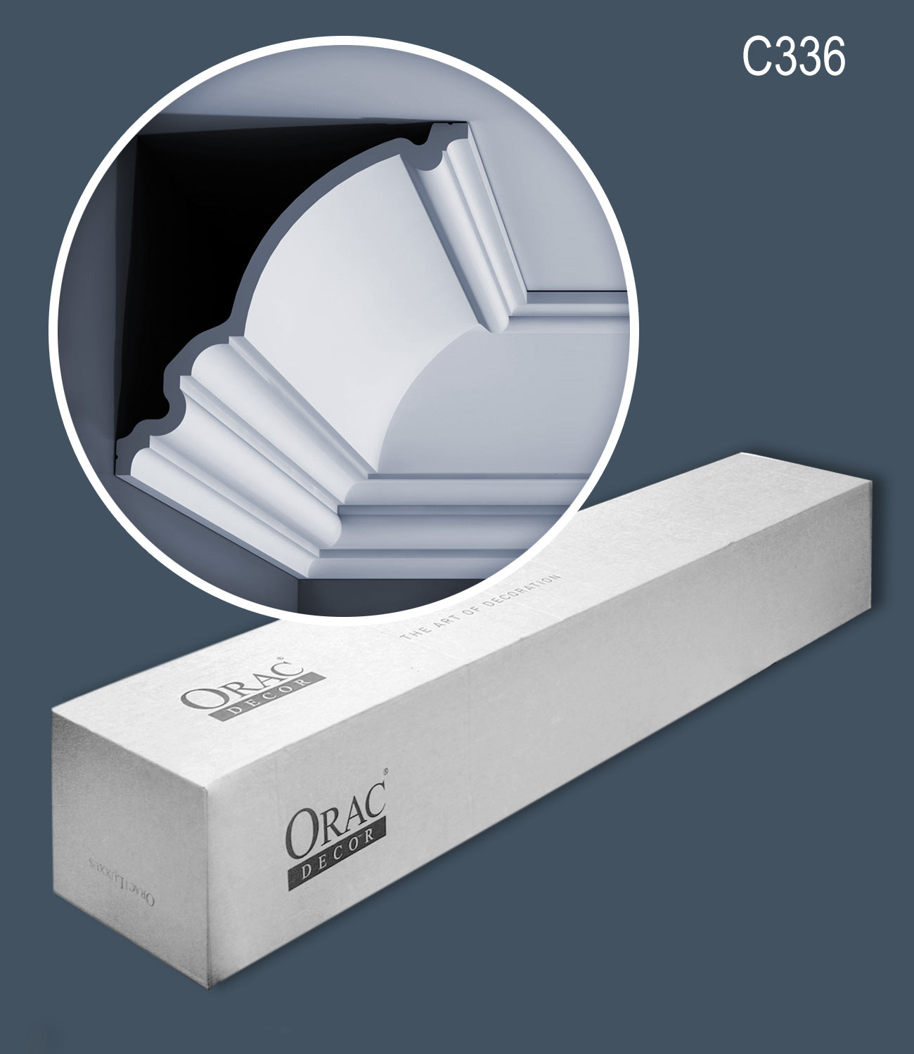 Orac Decor C336 LUXXUS 1 carton complet 6 Corniches Moulures Cimaises 12m clicktofournisseur.com