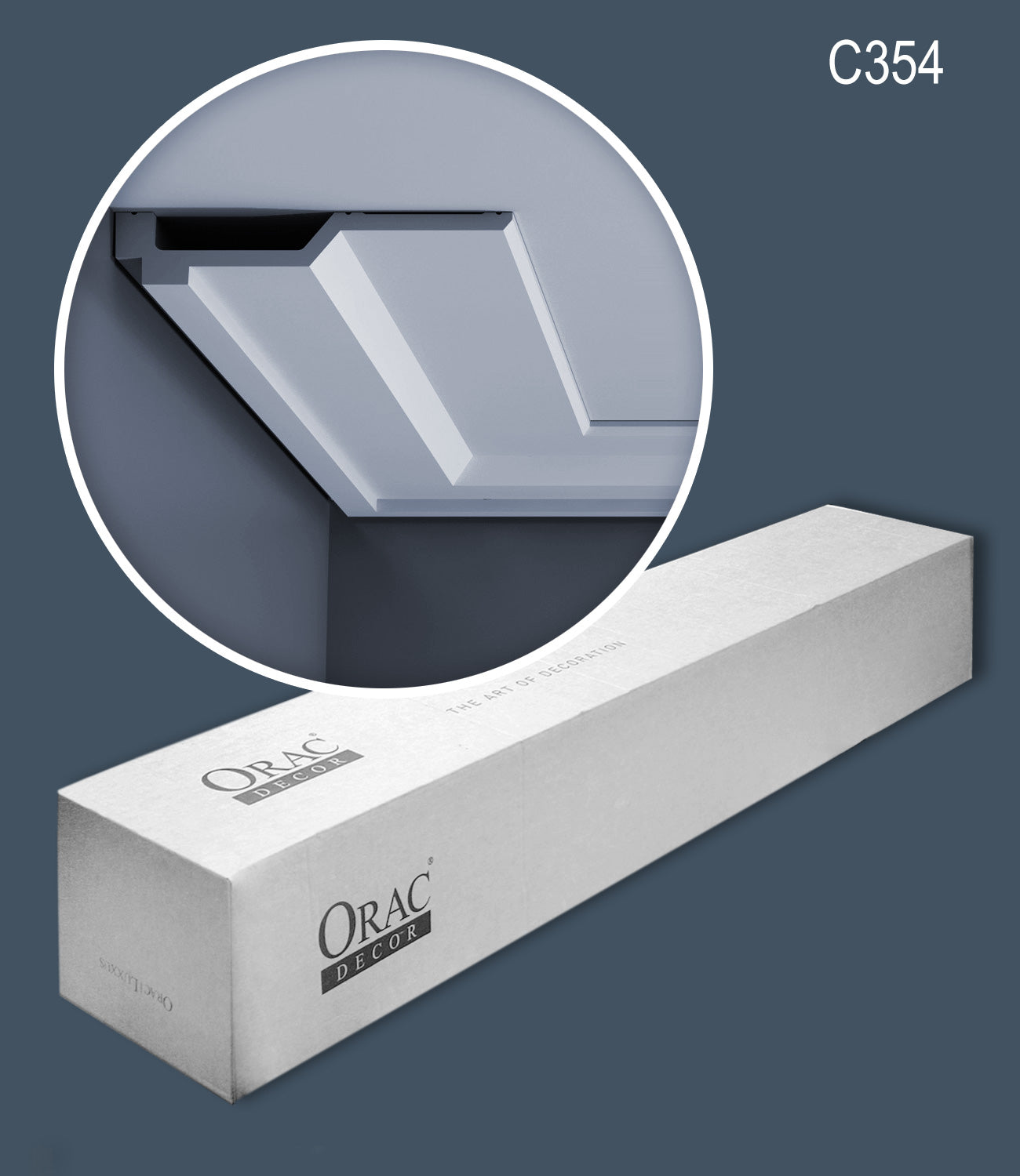 Orac Decor C354 LUXXUS 1 carton complet 9 Corniches Moulures Cimaises 18m clicktofournisseur.com